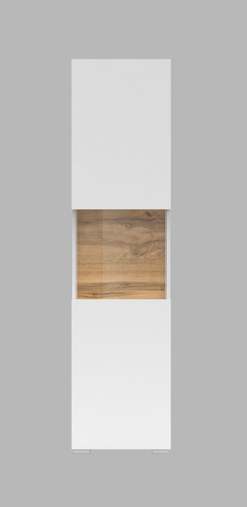 Pokój dzienny AVA biały/dąb wotan Helvetia Meble 249NLM10 26 Nowoczesna Tradycyjna Do salonu