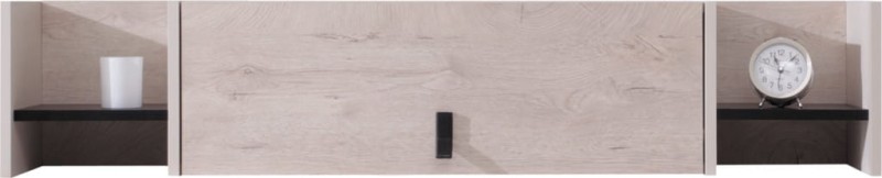 Półka wisząca Planet Szerokość 125 cm czarny / dąb / beż Meblar System 12