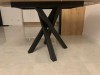 Stół KALI Rozkładany 120 - 160 cm Nowoczesny Do Jadalni Salonu Styl Loft MEtalowe Czarne Nogi X.jpg