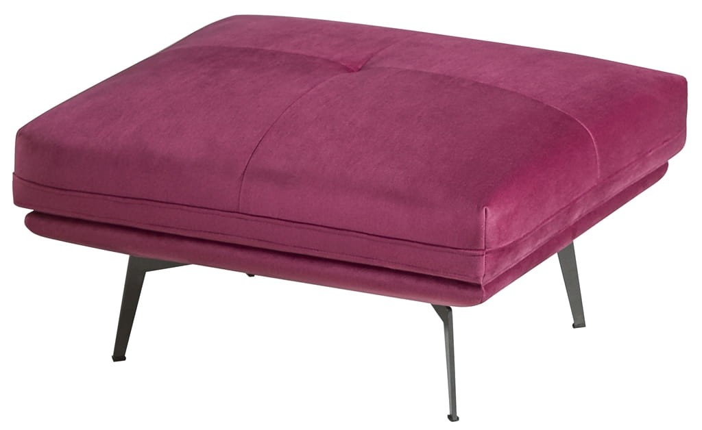 Pufa GALAXY Do Salonu W Stylu LOFT Metalowa Czarna Noga Nowoczesny