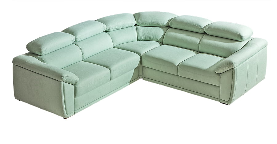 Narożnik CADIZ 3 Do Salonu Funkcja Spania Pojemnik Regulowany Zagłówek Sprężyna Falista Bonell