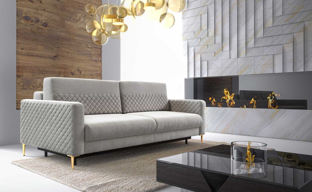 Blanca sofa Funkcja Spania Pojemnik Nowoczesna Do Salonu Tkanina Comfort 7.jpg