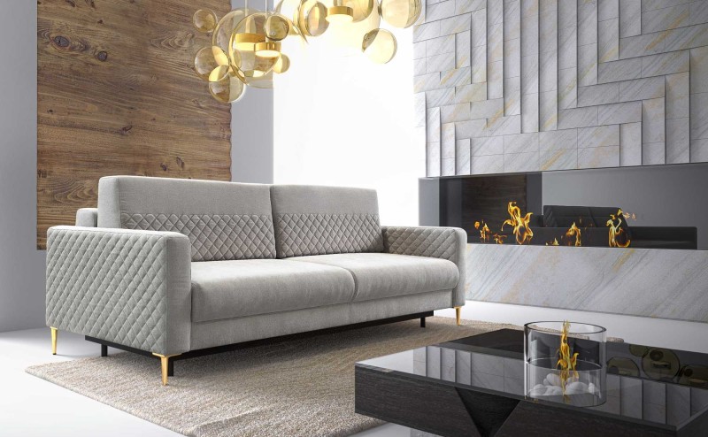 Blanca sofa Funkcja Spania Pojemnik Nowoczesna Do Salonu Tkanina Comfort 7.jpg