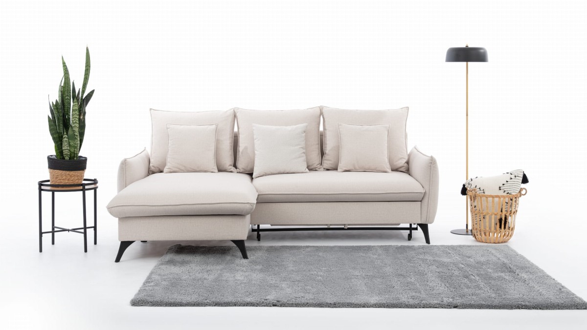 Lewostronny Narożnik MODICA w Minimalistycznej Aranżacji