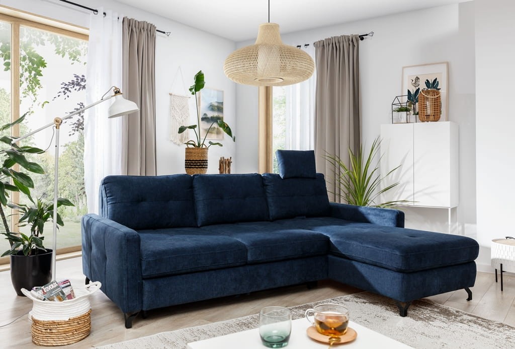 Funkcjonalny Narożnik NAVE 1 z Funkcją Spania Zdjęcie w Salonie lifestyle 10