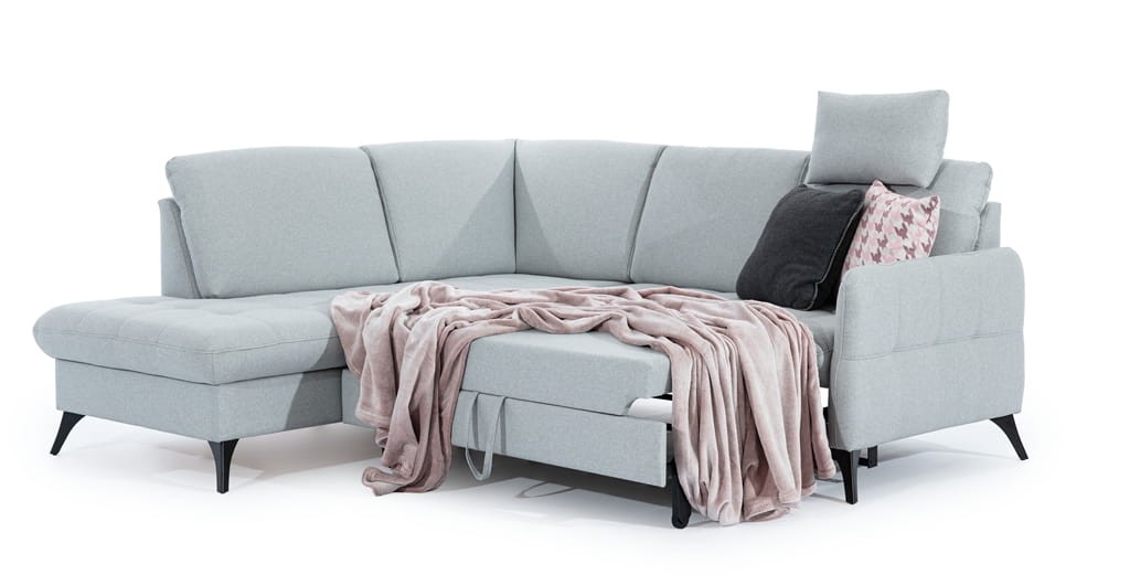 Narożnik 248 cm LUKKA 2 Zdjęcie Prezentujące Funkcję Spania