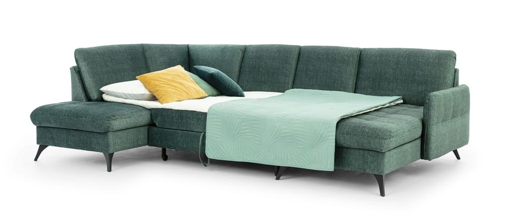 Narożnik 300 cm LUKKA 3 Zdjęcie Prezentujące Funkcję Spania