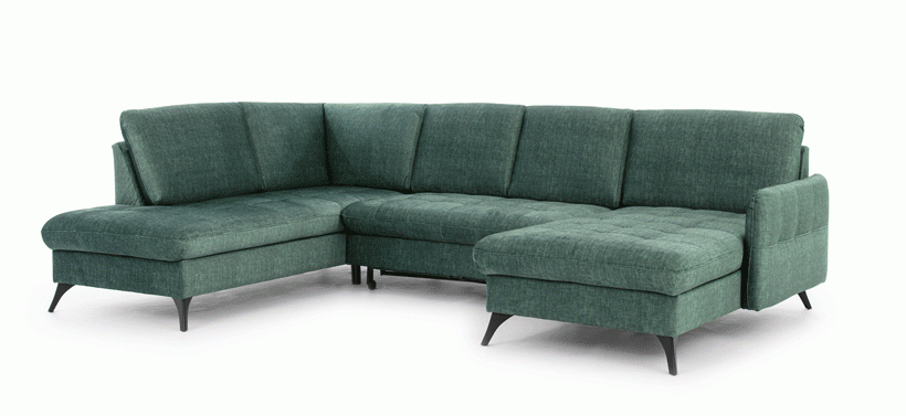 Nowoczesny Narożnik 300 cm LUKKA 3 na Białym Tle