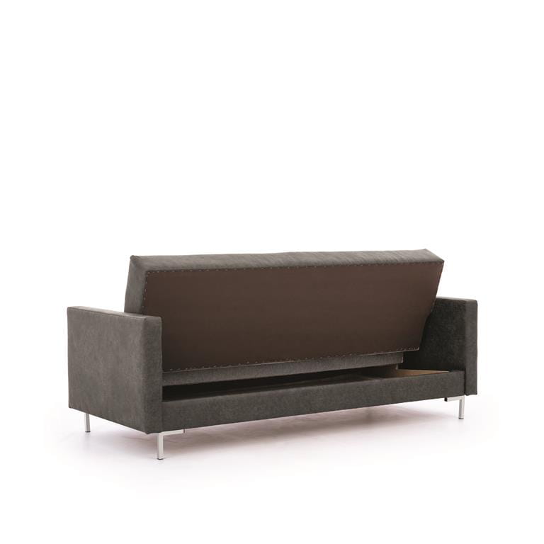 Wersalka SOLVO A  Pojemnik na pościel Nóżki chromowe Manila Dark Grey.jpg