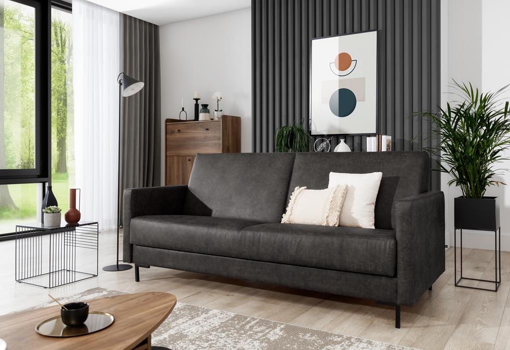 Wersalka SOLVO A Manila Dark Grey Ciemny Szary Nóżki czarne.jpg