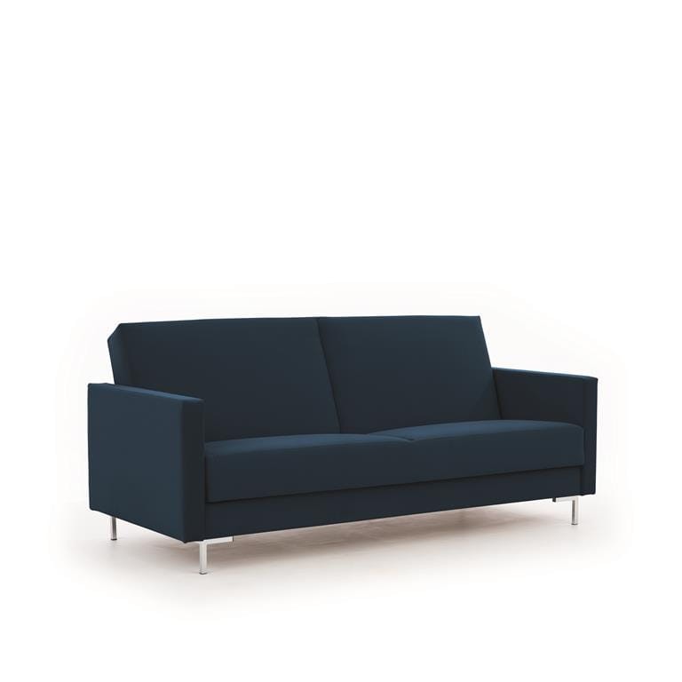 Wersalka SOLVO A Do Salonu Pokoju  Granatowa Modone 17038 nóżki chrom_2.jpg