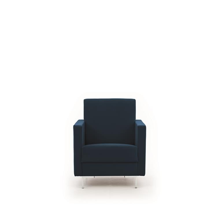 Fotel SOLVO A Do Salonu Pokoju Granatowy Modone 17038 Nóżki chrom_1.jpg
