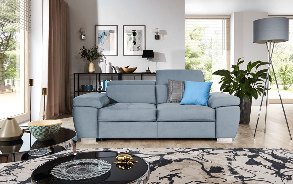 Dwuosobowa Sofa 2 ROSSO 185 cm z Funkcją Spania do Salonu