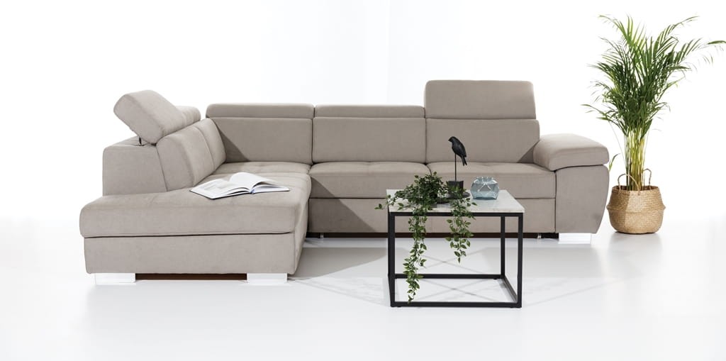 Narożnik 1 ROSSO 286 cm w Minimalistycznej Aranżacji