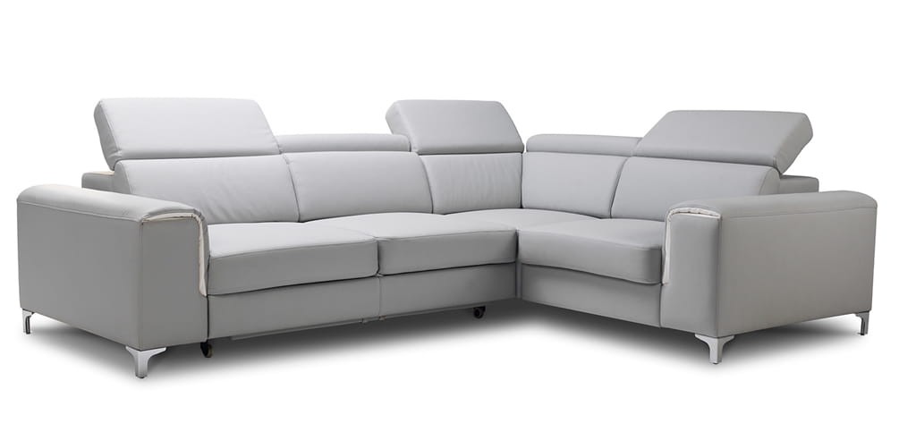 Prawostronny Narożnik 1 GENOVA 280 cm z Funkcją Spania i Pojemnikiem do Salonu