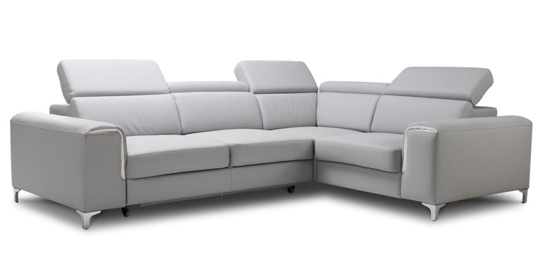 Prawostronny Narożnik 1 GENOVA 280 cm z Funkcją Spania i Pojemnikiem do Salonu