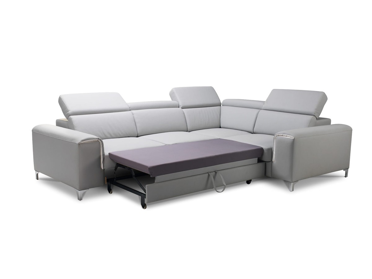 Zdjęcie Prezentujące Rozłożoną Funkcję Spania w Narożniku 1 GENOVA 280 cm