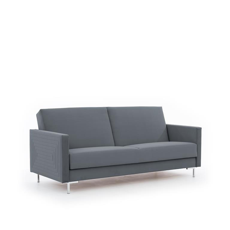 SOLVO WERSALKA B Do Salonu Pokoju Szara Modone 17046 nóżki chrom.jpg