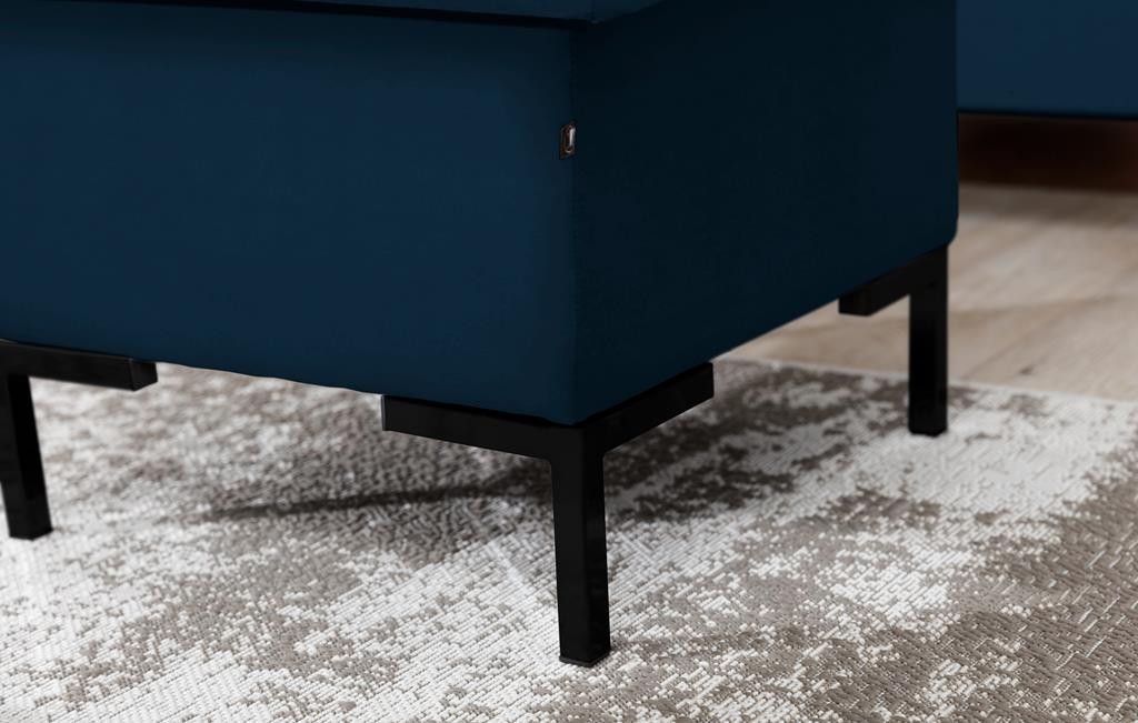 Wersalka SOLVO B Do Salonu Pokoju Granatowa Modone 17038 nóżki czarne.jpg