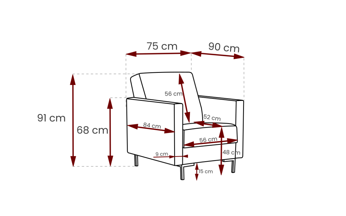 Fotel SOLVO B Do Salonu Pokoju wymiary.png
