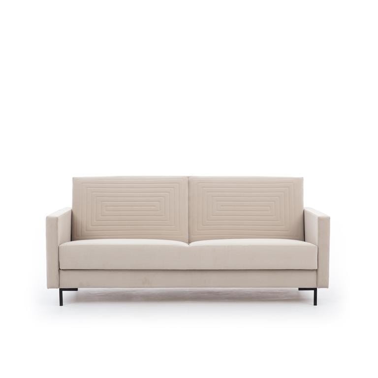 Wersalka SOLVO C Do Salonu Pokoju Kremowa nóżki czarne Modone 17031.jpg