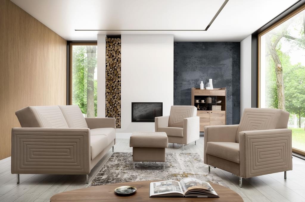 Zestaw SOLVO C Do Salonu Pokoju Modone 17031 nóżki chrom.jpg