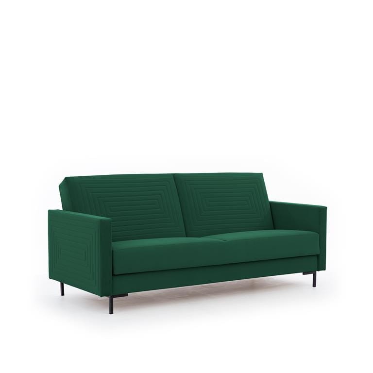 Wersalka SOLVO C Do Salonu Pokoju Zielona Modone 17034 nóżki czarne.jpg