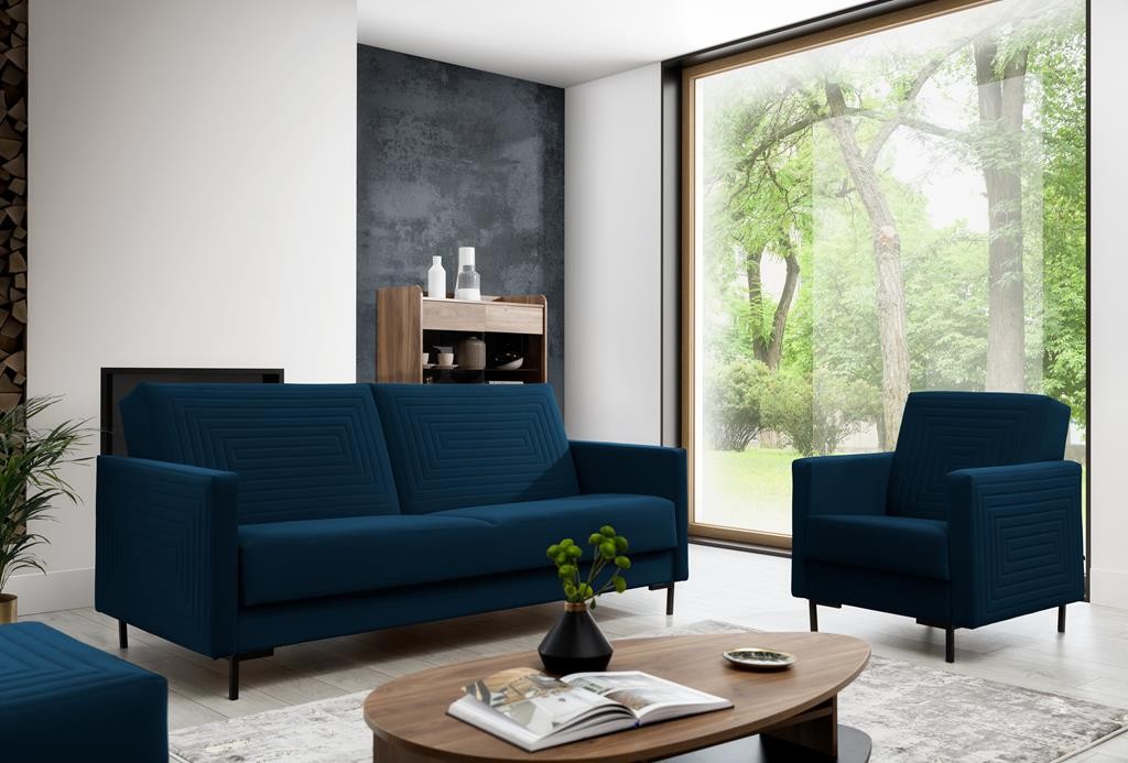 Zestaw SOLVO C do Salonu Pokoju Granatowy Modone 17038 nóżki czarne.jpg