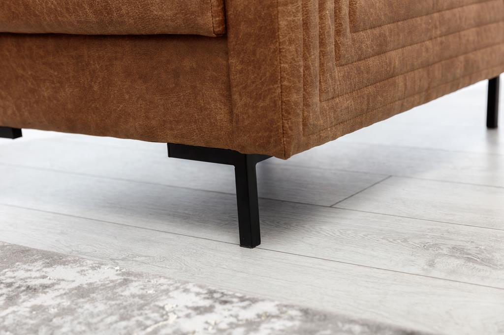 Fotel SOLVO C Do Salonu Pokoju Przeszycia Brązowy Manila camel nóżki czarne.jpg