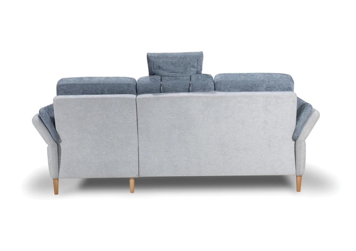 Zdjęcie Prezentujące Tył Narożnika 1 SORI 226 cm z Funkcją Spania i Pojemnikiem na Pościel