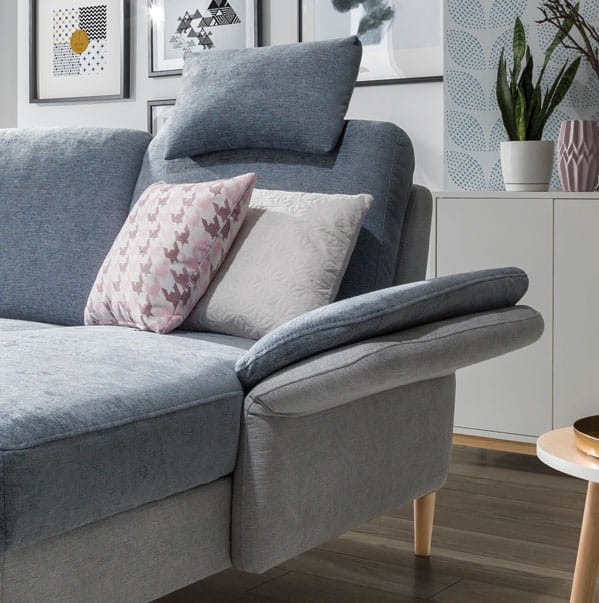 Zdjęcie Prezentujące Rozłożony Podłokietnik w Narożniku 2 SORI 255 cm