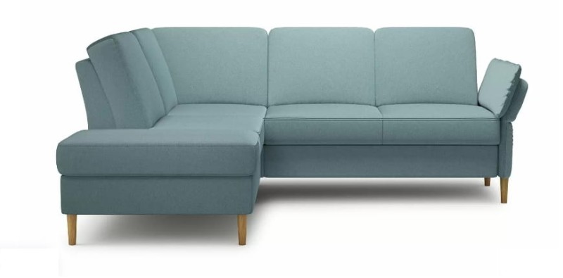 Lewostronny Narożnik 2 SORI 255 cm z Funkcją Spania i Pojemnikiem na Pościel