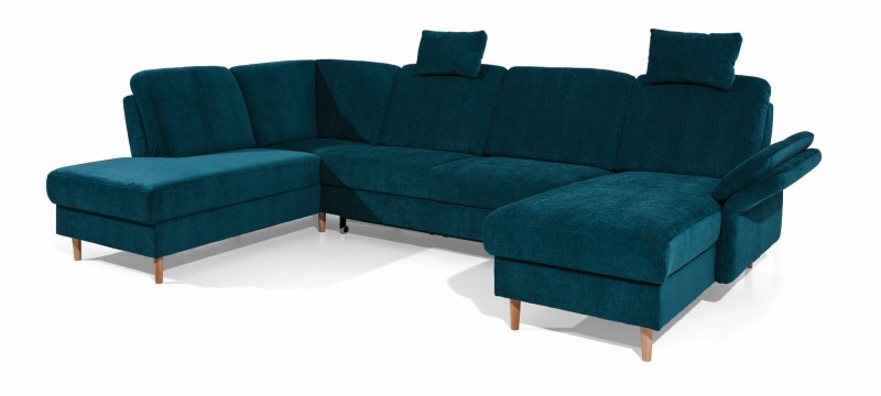 Wygodny Narożnik 3 SORI 320 cm z Funkcją Spania i Pojemnikiem na Pościel