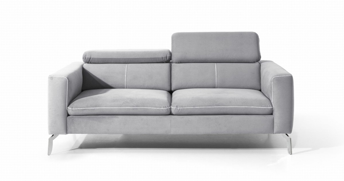 Trzyosobowa Sofa 3 AREZZA 210 cm z Regulowanymi Zagłówkami do Salonu