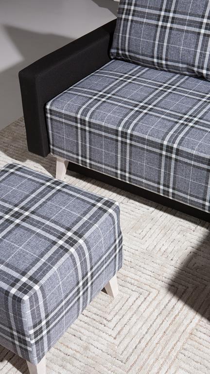 Sofa MEMONE Do Salonu Pokoju Wykonanie Gomez 12 Lobox 03 nóżki dąb biały