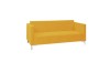 Sofa SZAFIR Do Salonu Pokoju Trzyosobowa żółta Solo 257 nóżki - chrom.jpg