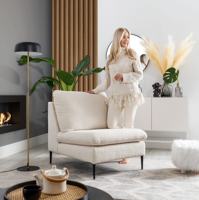 Funkcjonalny Fotel TODI Szerokość 76 cm w Salonie