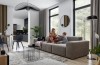 Trzyosobowa Sofa ZEUS 285 cm Modułowa w Aranżacji Salonu