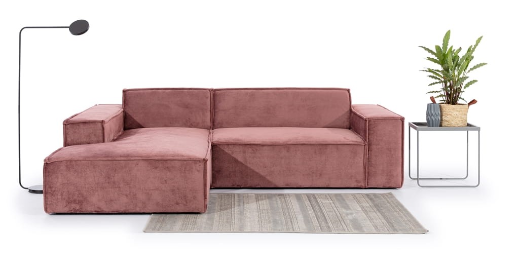 Modułowy Narożnik FONDY 251 cm w  Minimalistycznej Aranżacji