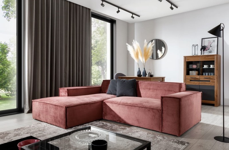 Komfortowy Narożnik FONDY 251 cm Modułowy w Salonie