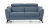 Trzyosobowa Sofa PESCARA 221 cm z Regulowanymi Zagłówkami do Salonu