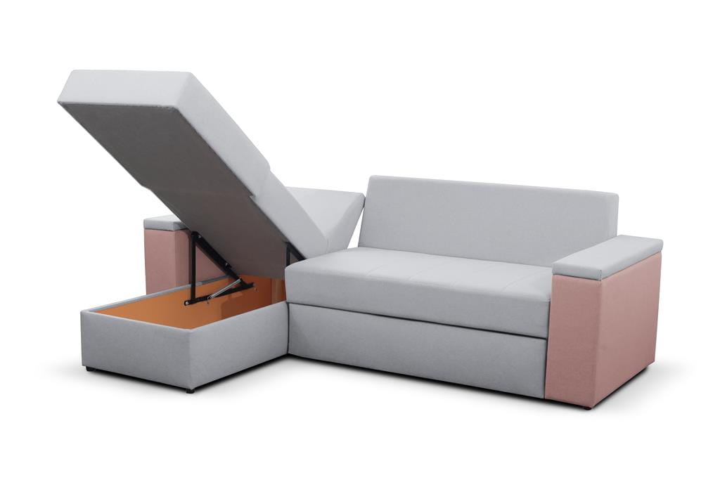 Narożnik HEROS Do Salonu Pokoju Funkcja Spania Caldo 16/6