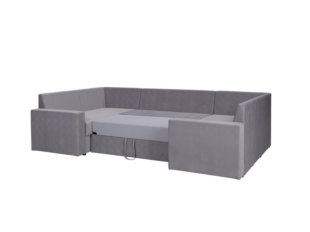 Narożnik DENVER PLUS Funkcja Spania Pojemnik na pościel Szary LOCA 30.jpg