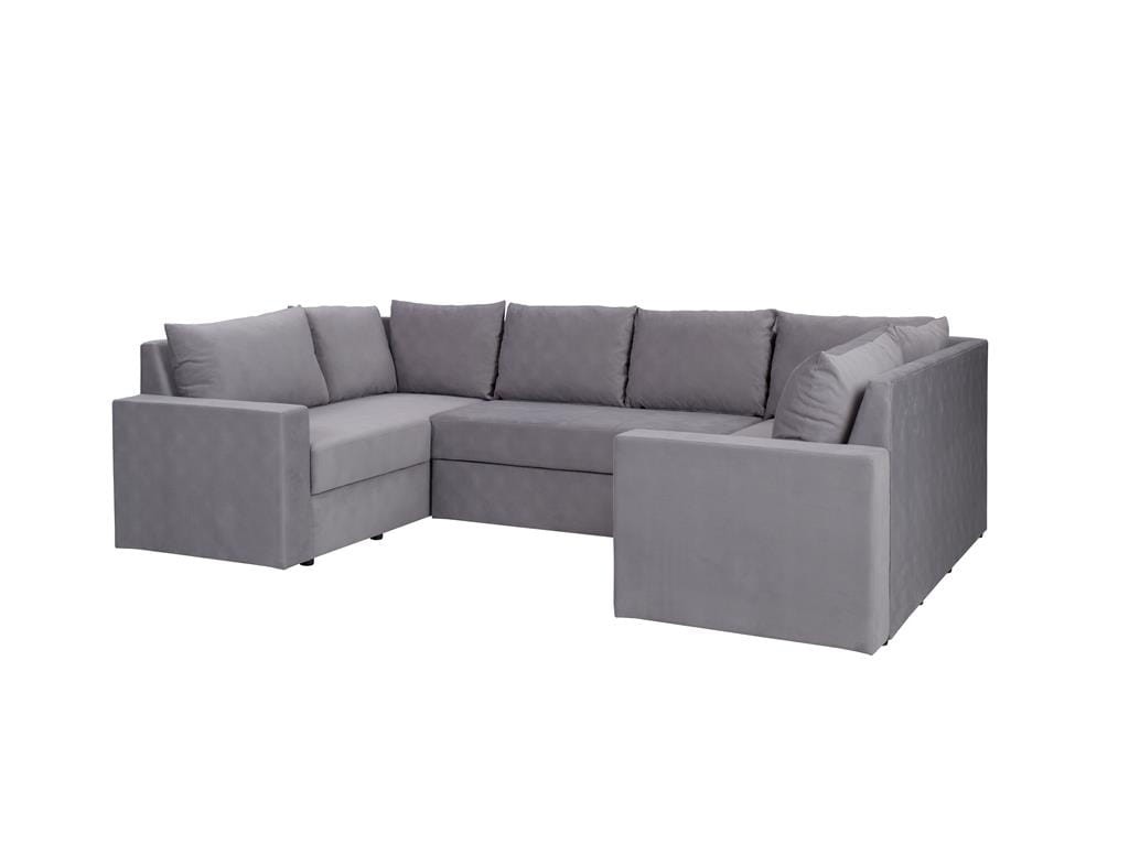 Narożnik DENVER PLUS Funkcja Spania Pojemnik na pościel Szary LOCA 30.jpg