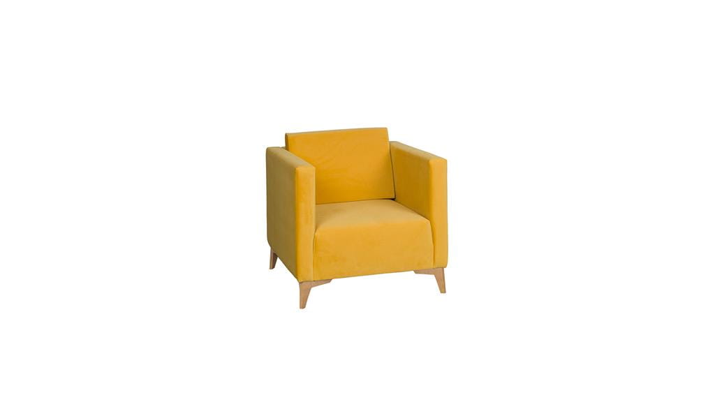 Fotel SZAFIR Do Salonu Pokoju  żółty Solo 257 nóżki - dąb.jpg