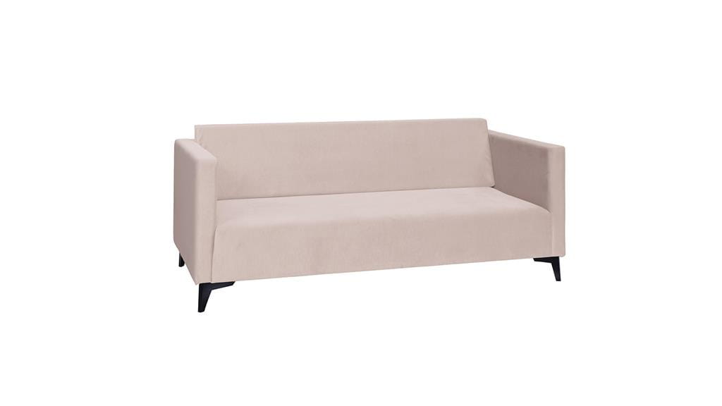 Sofa SZAFIR Do Salonu Pokoju Trzyosobowa beżowa Solo 251 nóżki - czarny połysk.jpg