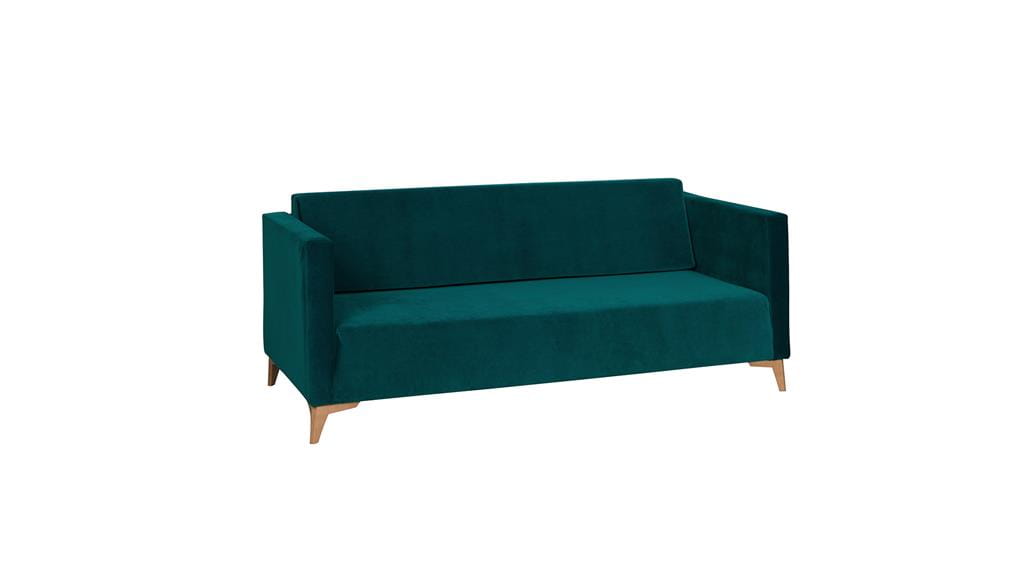 Sofa SZAFIR Do Salonu Pokoju Trzyosobowa morska Solo 260 nóżki  - dąb.jpg