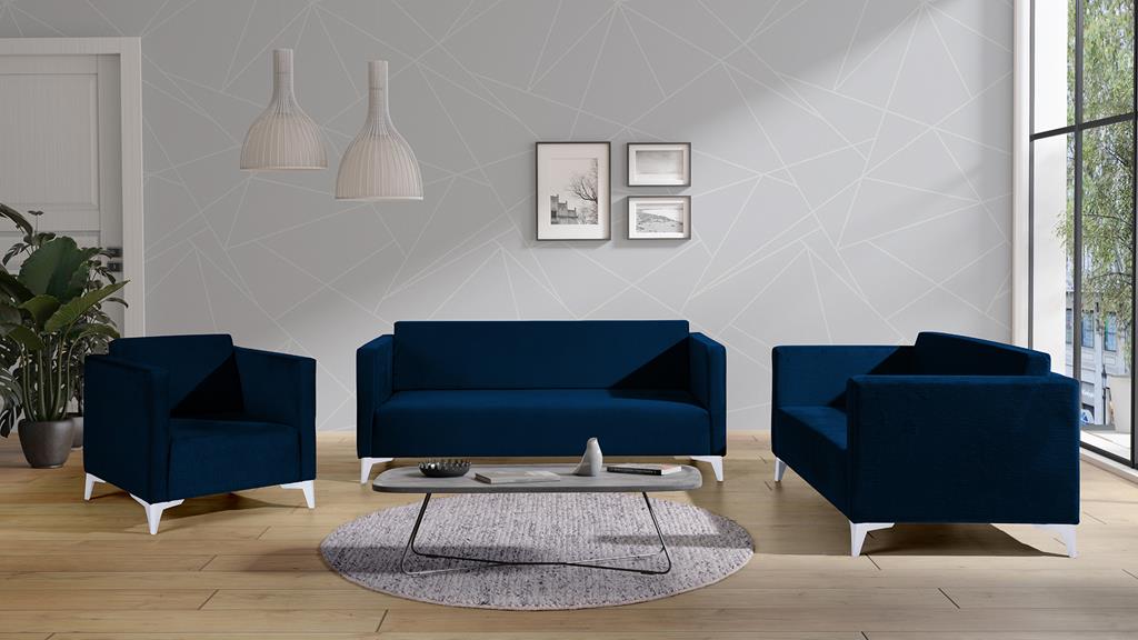 SZAFIR ZESTAW 3+2+1 Do Salonu Pokoju Granatowy Solo 263 nóżki - biały połysk.jpg