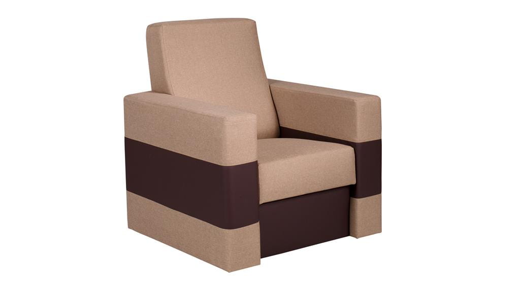 Fotel GORDIA Do Salonu Pokoju Wypoczynkowy Brązowy Lux 02/Soft 66