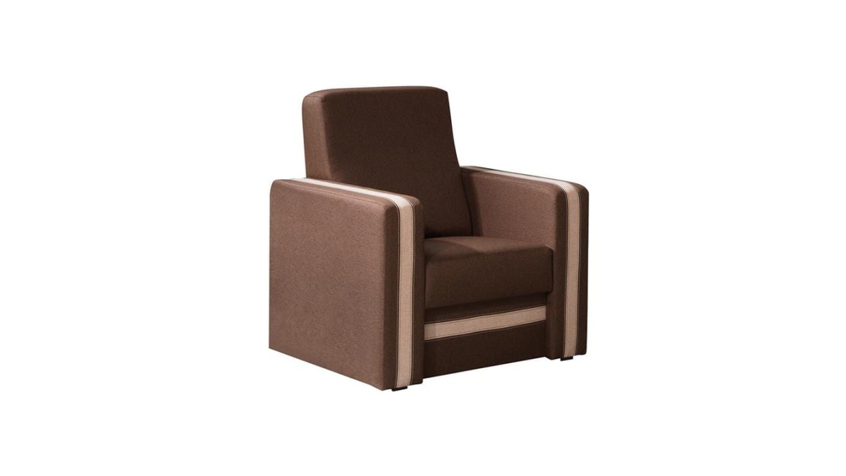 Fotel Euforia Do Salonu Pokoju Brązowy Ciemny Lux 12 / Lux 24